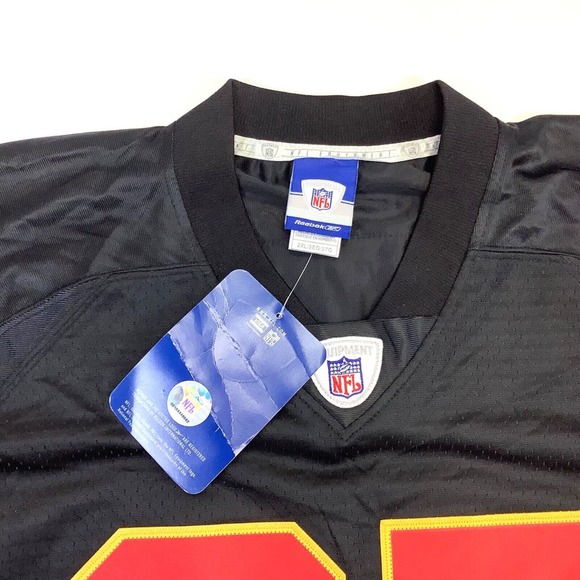 Signed Reebok Players Larry Johnson #27 Kansas City Chiefs Jersey 2XL NEW w/Tag - Picture 13 of 13